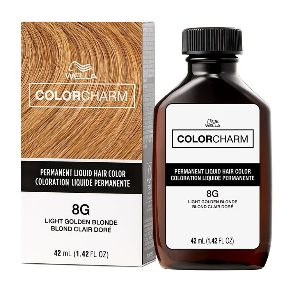 Wella Color Charm Liquid Hair Color, 8G by 841 Light Golden Blonde, 1.4 Oz